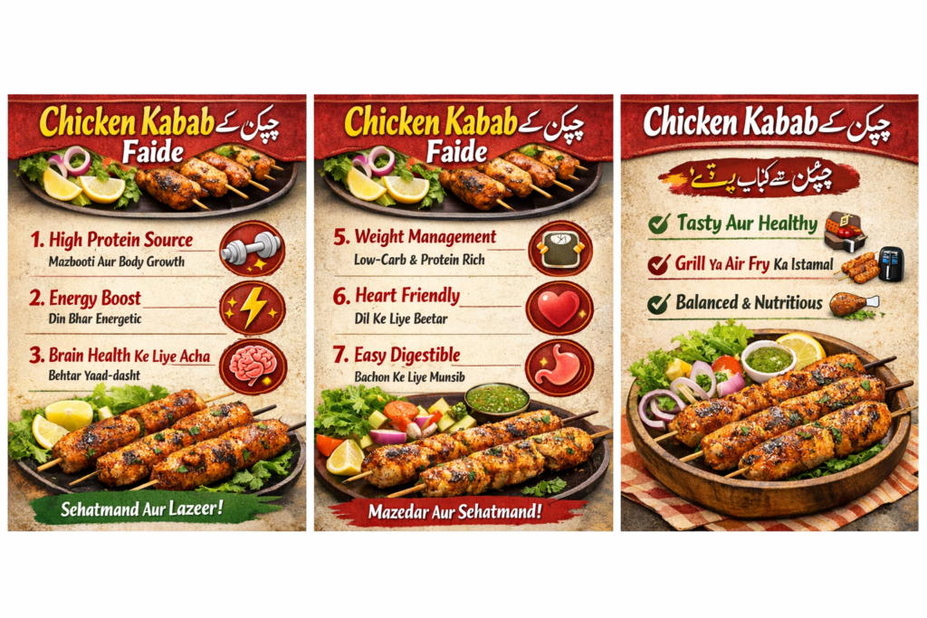 Chicken kabab recipee