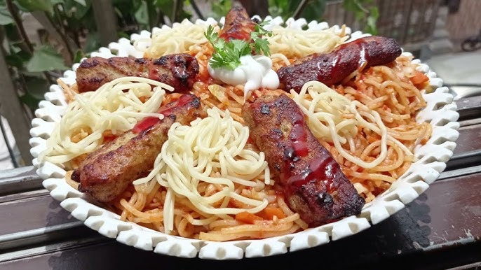 Chicken Kabab Cheese Pasta