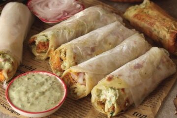 chicken cheese paratha