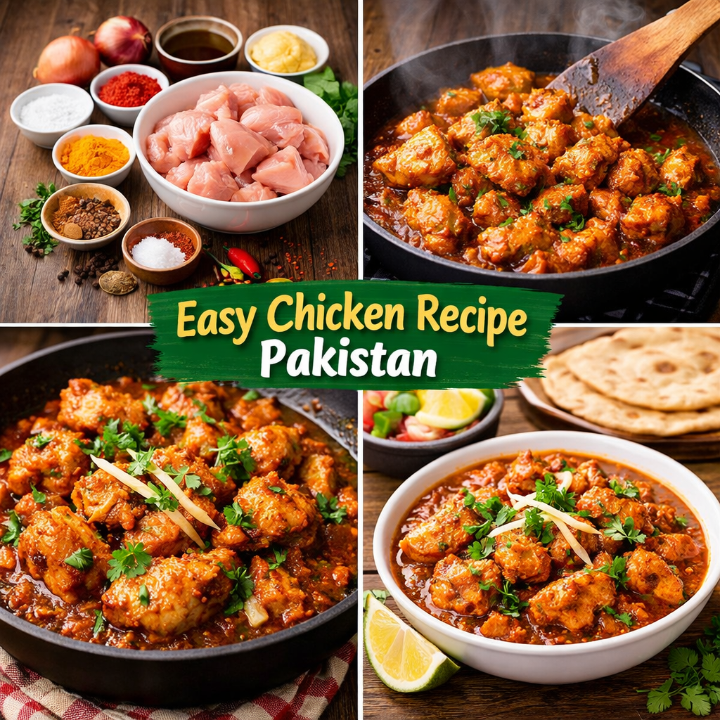 Easy Chicken Recipe Pakistan  