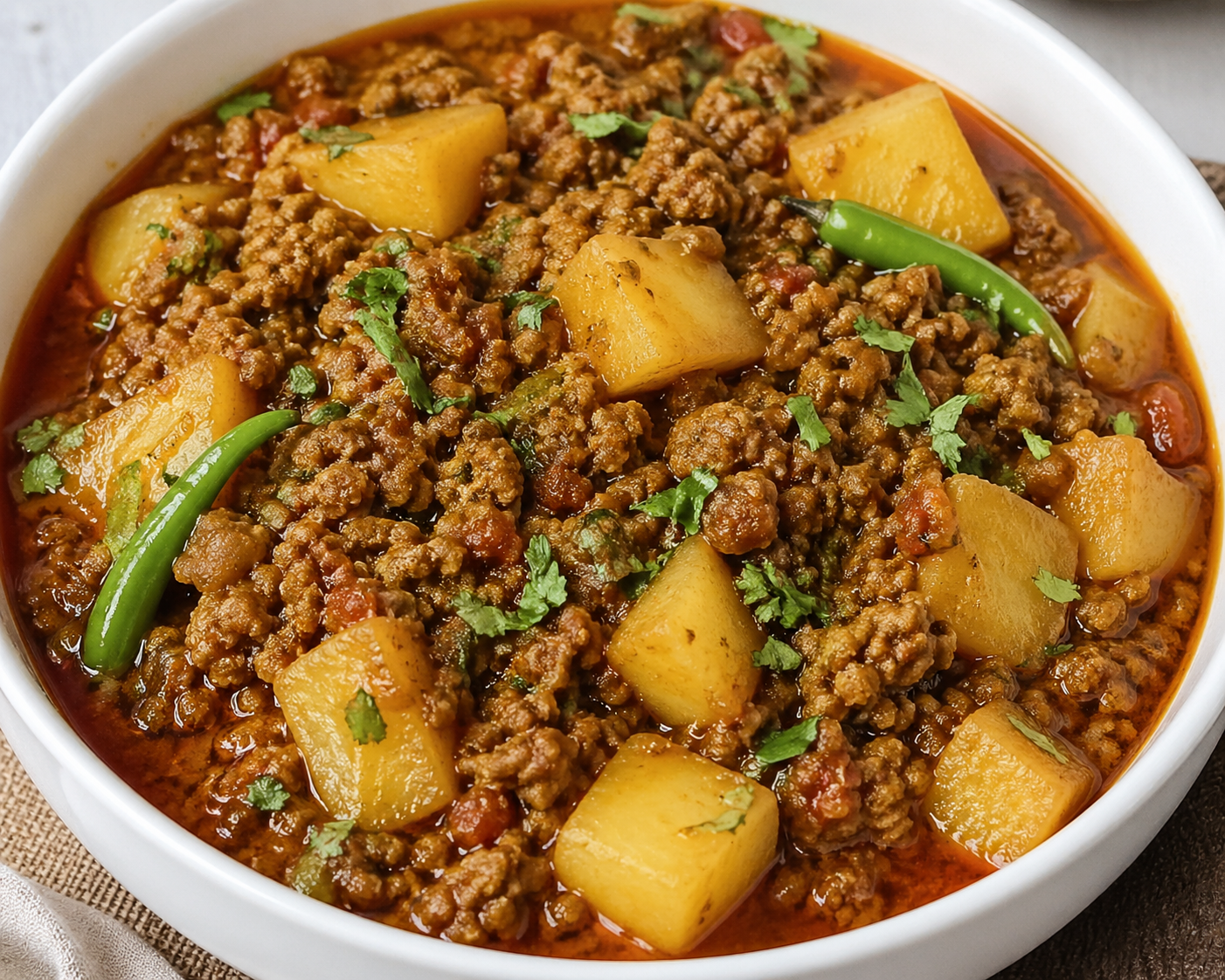 Aloo Keema Recipe