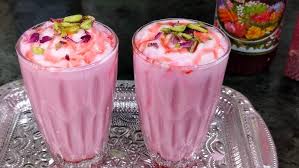 Rooh Afza Milk Drink