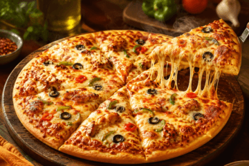 Easy Chicken Tikka Pizza Homemade