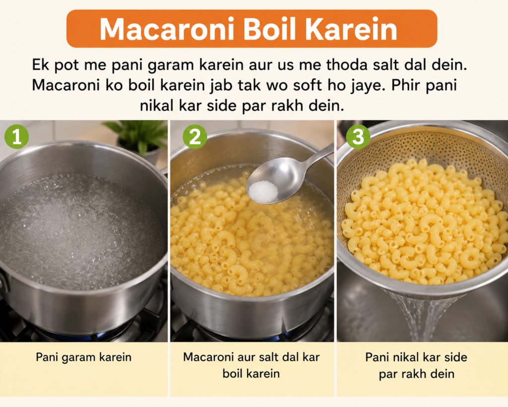 Chicken Macaroni Recipe Pakistani Style (Creamy & Easy)