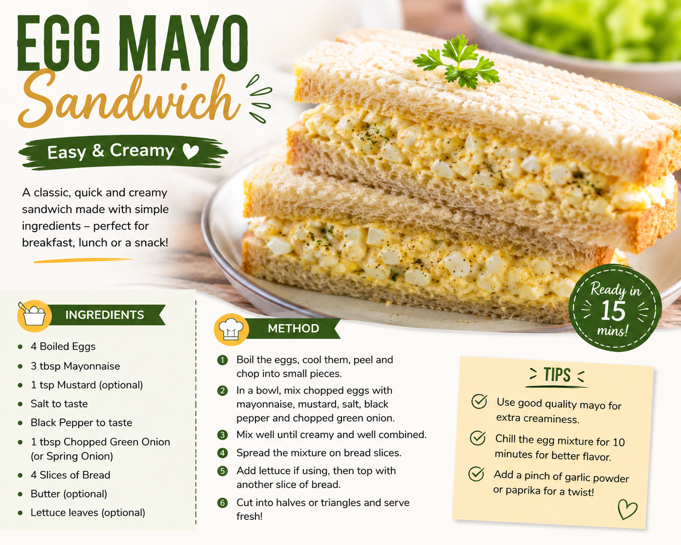 Egg sandwich