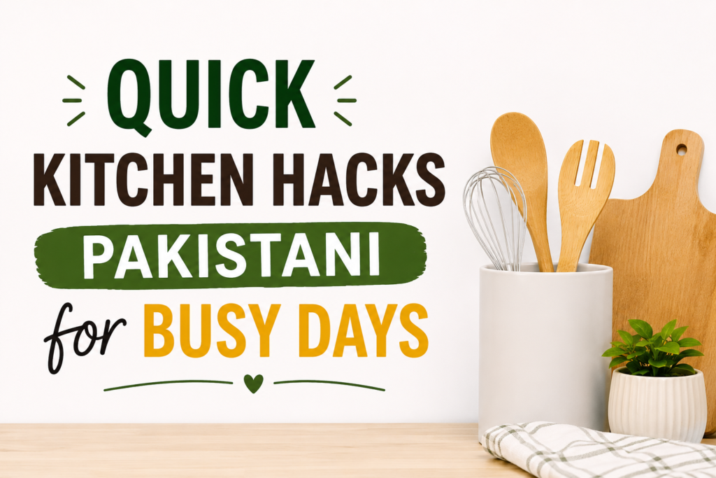 Quick Kitchen Hacks Pakistani for Busy Days (Save Time Daily)