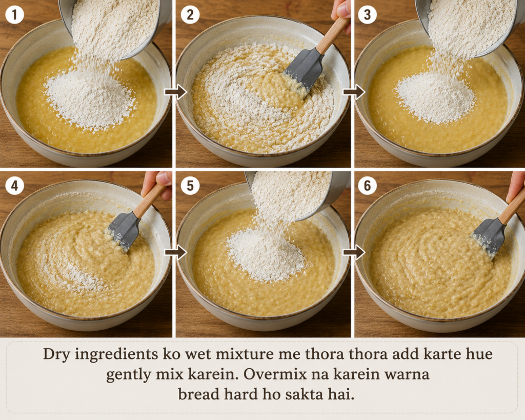 easy banana bread recipe without Mixer