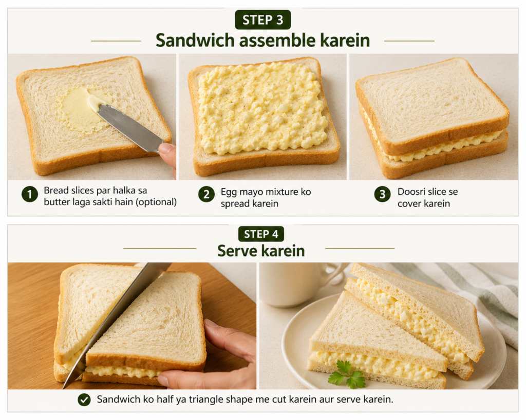 Egg Mayo Sandwich Recipe (Easy & Creamy)