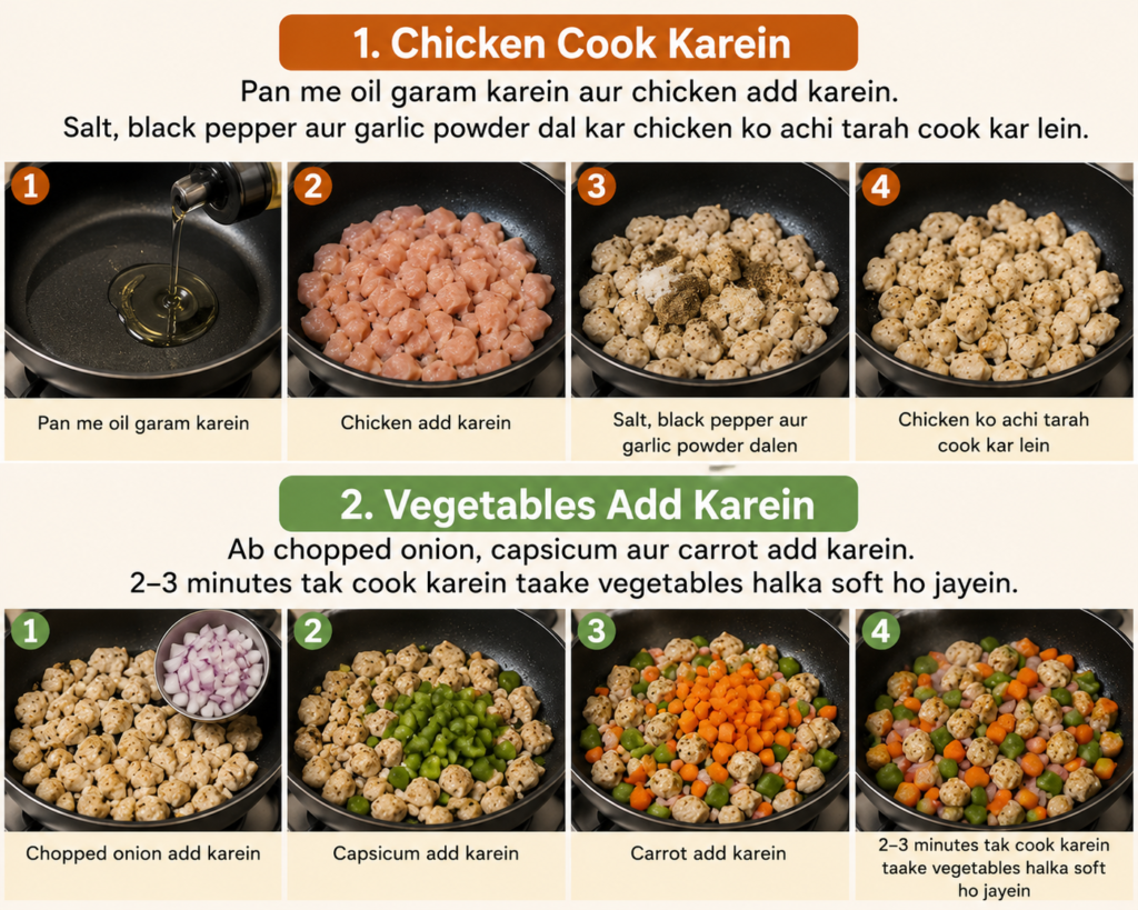Chicken Macaroni Recipe Pakistani Style (Creamy & Easy)