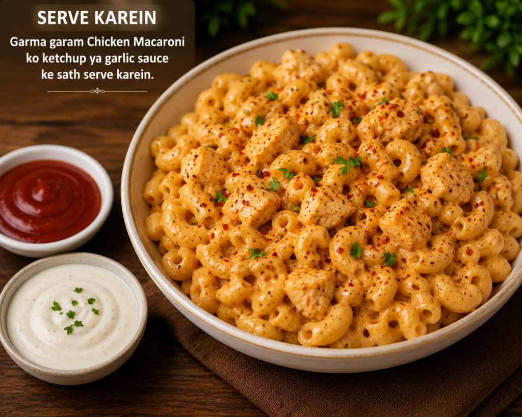Chicken Macaroni Recipe Pakistani Style (Creamy & Easy)