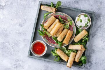 crispy chicken spring roll