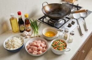 Easy & Delicious: Chicken Fried Rice (Western Style)