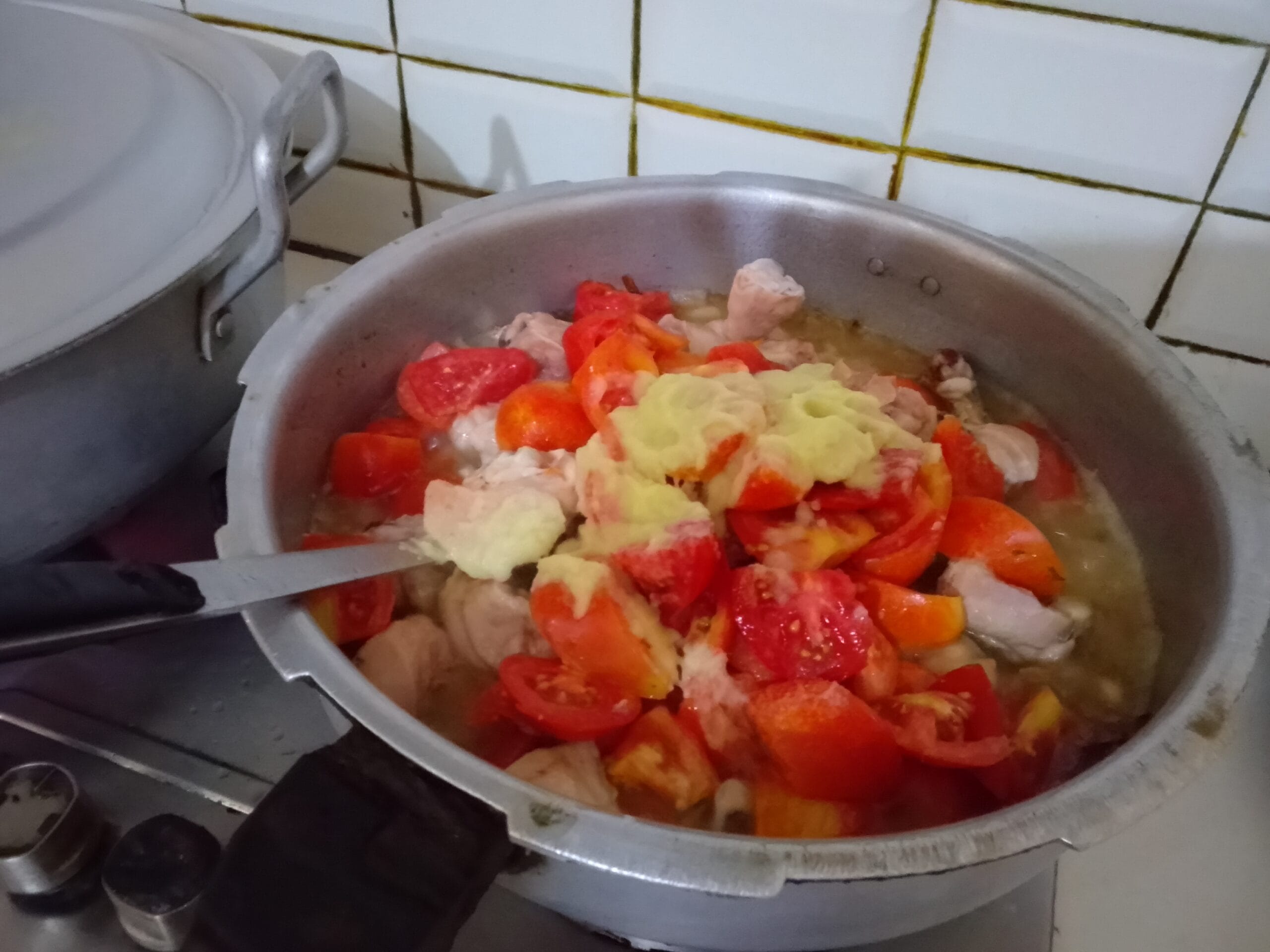 Best Homemade Spicy Biryani Recipe – Sautéing chicken with ginger-garlic paste for the flavorful masala base