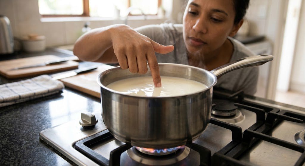 Warming milk