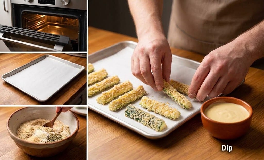 Crispy Baked Zucchini Fries